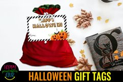 HALLOWEEN GIFT TAGS STICKERS PRINTABLE- HALLOWEEN TREAT BAG FAVOR LABELS- HALLOWEEN GIFT TAGS