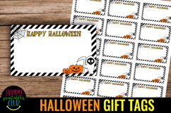 HALLOWEEN GIFT TAGS STICKERS PRINTABLE- HALLOWEEN TREAT BAG FAVOR LABELS- HALLOWEEN GIFT TAGS