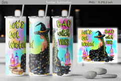 Halloween Quotes|Halloween Witch |Spooky Vibe| Girl Tumbler Product Image 1