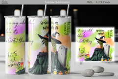 Halloween Quotes|Halloween Witch |Spooky Vibe| Girl Tumbler Product Image 1