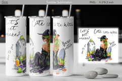 Halloween Quotes|Halloween Witch |Spooky Vibe| Girl Tumbler Product Image 1