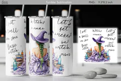 Halloween Quotes|Halloween Witch |Spooky Vibe| Girl Tumbler Product Image 1