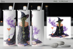Halloween Quotes|Halloween Witch |Spooky Vibe| Girl Tumbler Product Image 1