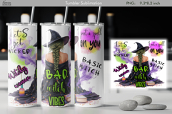 Halloween Quotes|Halloween Witch |Spooky Vibe| Girl Tumbler Product Image 1