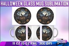 Halloween Glass Mug Sublimation|Coffee 11 Oz|Halloween Mug 2 Product Image 2