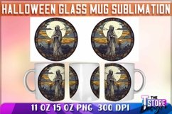 Halloween Glass Mug Sublimation|Coffee 11 Oz|Halloween Mug 1 Product Image 2