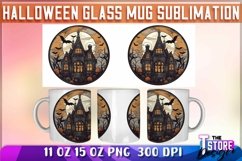 Halloween Glass Mug Sublimation|Coffee 11 Oz|Halloween Mug 1 Product Image 3