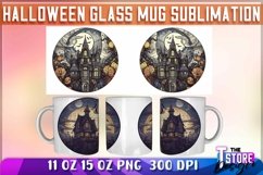 Halloween Glass Mug Sublimation|Coffee 11 Oz|Halloween Mug 1 Product Image 4
