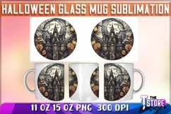 Halloween Glass Mug Sublimation|Coffee 11 Oz|Halloween Mug 1 Product Image 5