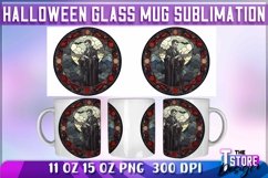 Halloween Glass Mug Sublimation|Coffee 11 Oz|Halloween Mug 2 Product Image 6