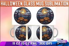 Halloween Glass Mug Sublimation|Coffee 11 Oz|Halloween Mug 1 Product Image 7