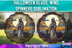 Halloween Glass Wind Spinners Sublimation Bundle|Halloween 1 Product Image 2