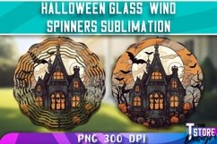 Halloween Glass Wind Spinners Sublimation Bundle|Halloween 1 Product Image 3
