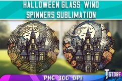 Halloween Glass Wind Spinners Sublimation Bundle|Halloween 1 Product Image 5