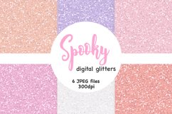 Bright sparkle digital glitters for crafting, planner stickers and cards for Halloween and autumn holidays. Glitter texture orange, purple, pink, gray and red for crafting.