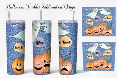 Halloween Skinny Tumbler Sublimation Product Image 1