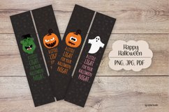 Halloween Glow Stick Tags, Halloween Decor, Kids Halloween Product Image 1