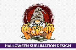 Halloween Gnome - Halloween Sublimation Design Product Image 1