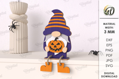 Halloween Gnomes Bundle Laser Cut. Halloween Decor SVG Product Image 12