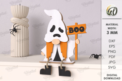 Halloween Gnomes Bundle Laser Cut. Halloween Decor SVG Product Image 8