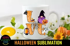 HALLOWEEN GNOME LOVE SUBLIMATION