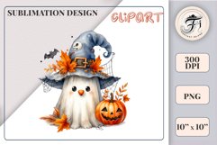 Discover a cozy Halloween gnome watercolor clipart perfect for autumn designs. Ideal for scrapbooking, greeting cards, and festive decorations. Add a touch of mystery to your creative projects!