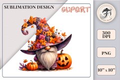 Discover a cozy Halloween gnome watercolor clipart perfect for autumn designs. Ideal for scrapbooking, greeting cards, and festive decorations. Add a touch of mystery to your creative projects!