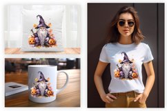 Gnome watercolor sublimation design