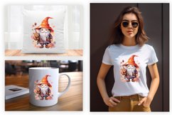 Gnome watercolor sublimation design