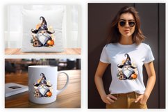 Gnome watercolor sublimation design