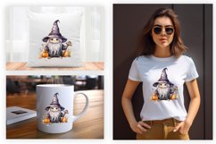 Gnome watercolor sublimation design