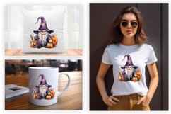 Gnome watercolor sublimation design
