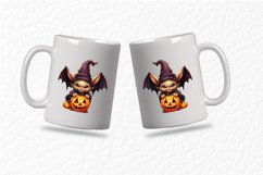 Halloween Gnome witch watercolor clipart png
