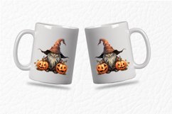Gnome witch watercolor clipart png