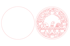 Halloween Gnome Wreath SVG Laser Cut File Product Image 5