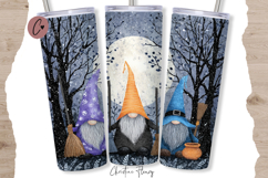 Halloween Gnomes Tumbler Wraps PNG Product Image 3