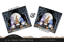 Halloween Gnomes Tumbler Wraps PNG Product Image 6