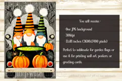 Halloween Gnome Garden Flag, Gnomes in Pickup Truck, d13 Product Image 2