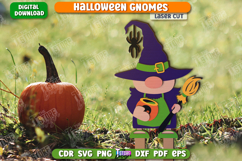 Halloween Gnomes Garden Stakes Laser Cut Bundle, Gnome Signs Product Image 3