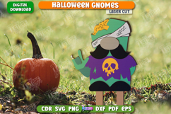 Halloween Gnomes Garden Stakes Laser Cut Bundle, Gnome Signs Product Image 6