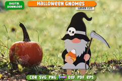 Halloween Gnomes Garden Stakes Laser Cut Bundle, Gnome Signs Product Image 10