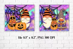 Halloween gnome tumbler sublimation | Halloween gnome PNG Product Image 2