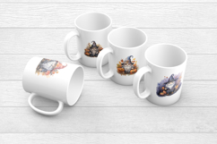 Halloween Gnomes Clipart Bundle | 10 Cute Watercolor Gnomes Product Image 2