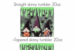 Halloween Gnomes Tumbler PNG Digital Sublimation Design Product Image 5