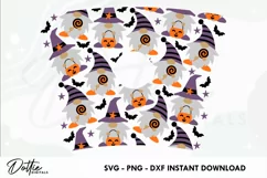 Halloween Gonks Wrap SVG | 24oz Starbucks Acrylic Tumbler Product Image 2