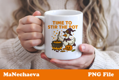 Halloween Goose Sublimation | Time to Stir the Pot PNG Product Image 3