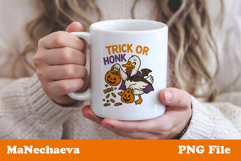 Halloween Goose Sublimation | Trick or Honk PNG Product Image 2