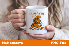 Halloween Goose Sublimation | Pumpkin Honk PNG Product Image 3