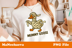 Halloween Goose Sublimation | Mummy Goose PNG Product Image 2