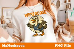 Halloween Goose Sublimation | Weregoose PNG Product Image 2